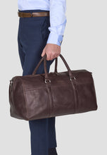Load image into Gallery viewer, Weekend Bag Victor Dark Brown - Howard London