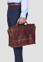 Load image into Gallery viewer, Howard Briefcase James Brown - Howard London