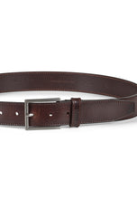 Load image into Gallery viewer, Leather Belt Matthew Dark Brown - Howard London