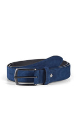 Load image into Gallery viewer, Howard Suede Belt Zack Blue - Howard London