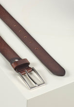 Load image into Gallery viewer, Howard Leather Belt Henry Dark Brown