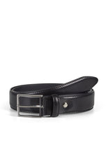 Load image into Gallery viewer, Leather Belt Charles Black