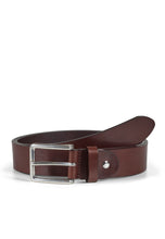 Load image into Gallery viewer, Leather Belt Roger Dark Brown