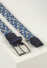 Load image into Gallery viewer, Braided Belt Marvin Blue Multicoloured - Howard London