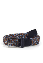 Load image into Gallery viewer, Braided Belt Marvin Blue Multicoloured