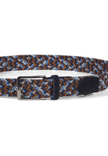 Load image into Gallery viewer, Braided Belt Marvin Blue Multicoloured