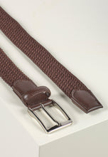 Load image into Gallery viewer, Braided Belt Marvin Dark Brown - Howard London