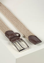 Load image into Gallery viewer, Braided Belt Marvin Beige - Howard London