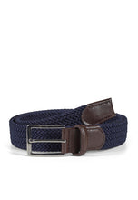 Load image into Gallery viewer, Braided Belt Marvin Navy - Howard London