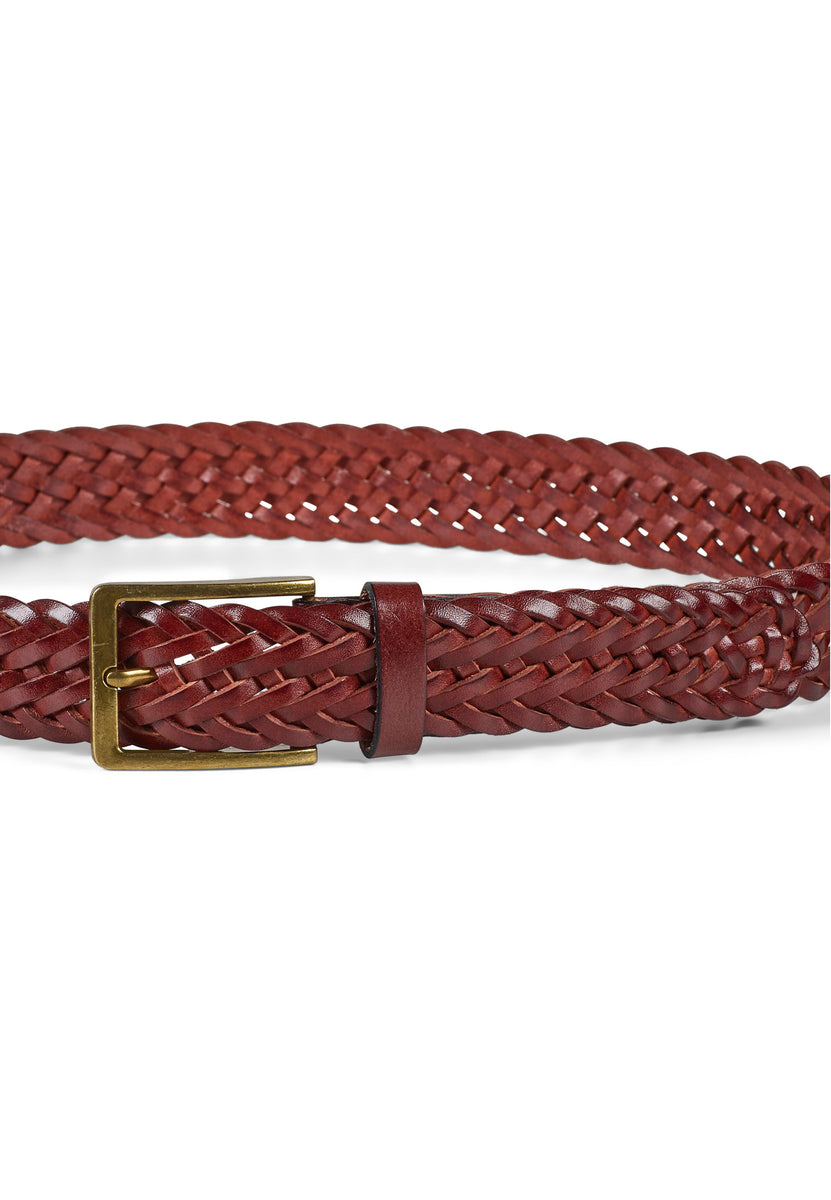 Boucle De Ceinture Ed Hardy - Marron Clair Et Rouge - Modèle 33116a - Avec étiquette