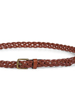 Load image into Gallery viewer, Braided Leather Belt William Light Brown