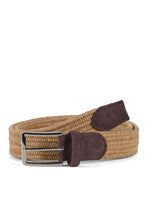 Load image into Gallery viewer, Braided Stretch Belt Beige