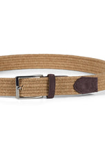 Load image into Gallery viewer, Braided Stretch Belt Beige