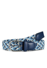 Load image into Gallery viewer, Howard Braided Stretch Belt Andy Blue