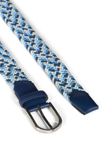 Load image into Gallery viewer, Howard Braided Stretch Belt Andy Blue