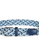 Load image into Gallery viewer, Howard Braided Stretch Belt Andy Blue