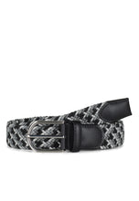 Load image into Gallery viewer, Howard Braided Stretch Belt Andy Black / Grey