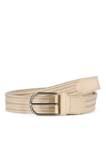 Load image into Gallery viewer, Braided Stretch Belt Lee Beige