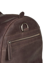 Load image into Gallery viewer, Weekend Bag Connor Dk Brown - Howard London