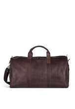 Load image into Gallery viewer, Weekend Bag Connor Dk Brown - Howard London