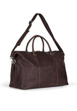 Load image into Gallery viewer, Weekend Bag Jacob Dark Brown - Howard London