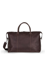 Load image into Gallery viewer, Weekend Bag Jacob Dark Brown - Howard London