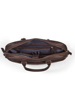 Load image into Gallery viewer, Laptop Bag Morris Dark Brown - Howard London