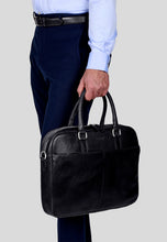 Load image into Gallery viewer, Laptop Bag Morris Black - Howard London