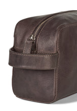 Load image into Gallery viewer, Toiletry Bag Ricky Dark Brown - Howard London