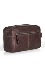 Load image into Gallery viewer, Toiletry Bag Ricky Dark Brown - Howard London
