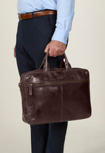 Load image into Gallery viewer, Laptop Bag Frank Dark Brown