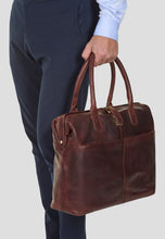 Load image into Gallery viewer, Laptop Bag Ken Brown