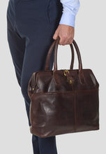Load image into Gallery viewer, Laptop Bag Ken Dark Brown