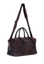 Load image into Gallery viewer, Weekend Bag Steven Suede Chocolate Brown
