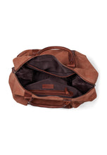 Load image into Gallery viewer, Weekend Bag Steven Suede Cognac Brown