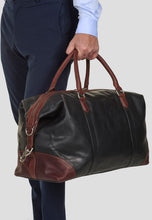 Load image into Gallery viewer, Weekend Bag Cooper Black / Brown