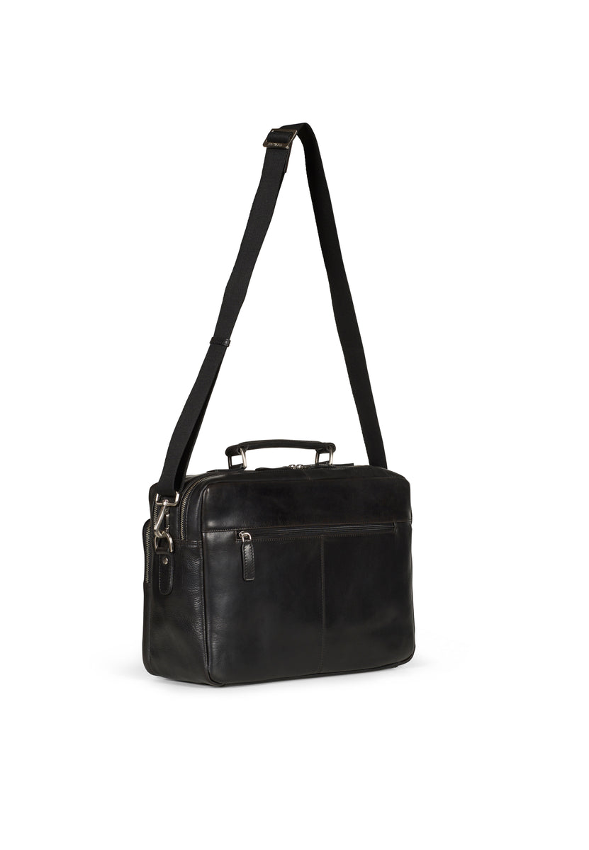 Briefcase Bag Damien Black – Howard London