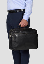 Load image into Gallery viewer, Briefcase Bag Damien Black