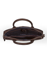 Load image into Gallery viewer, Laptop Bag Evan Dark Brown