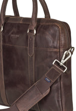 Load image into Gallery viewer, Laptop Bag Ashton Dark Brown