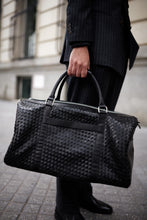 Load image into Gallery viewer, Braided Weekend Bag John Black
