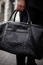 Load image into Gallery viewer, Braided Weekend Bag John Black