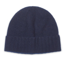 Load image into Gallery viewer, Howard Fred Cashmere Beanie Navy - Howard London