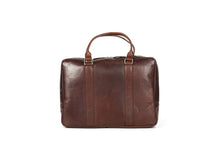 Load image into Gallery viewer, Laptop Bag Leopold Dark Brown - Howard London