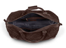 Load image into Gallery viewer, Braided Weekend Bag John Dark Brown