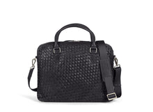 Load image into Gallery viewer, Braided Laptop Bag John Black