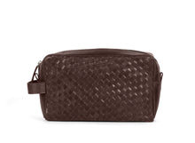 Load image into Gallery viewer, Braided Washbag John Dark Brown