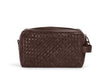 Load image into Gallery viewer, Braided Washbag John Dark Brown