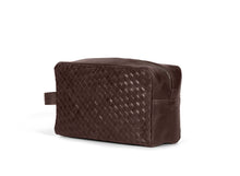 Load image into Gallery viewer, Braided Washbag John Dark Brown