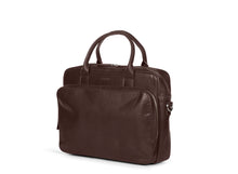 Load image into Gallery viewer, Laptop Bag Leo Dark Brown